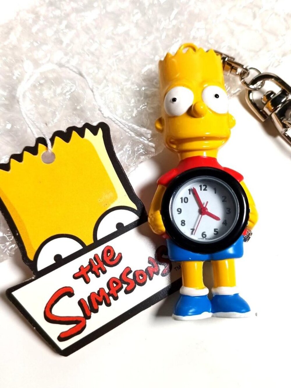 Vintage 2004 Frigo Cheese Heads The Simpsons Bart Simpson Watch Clips Promo